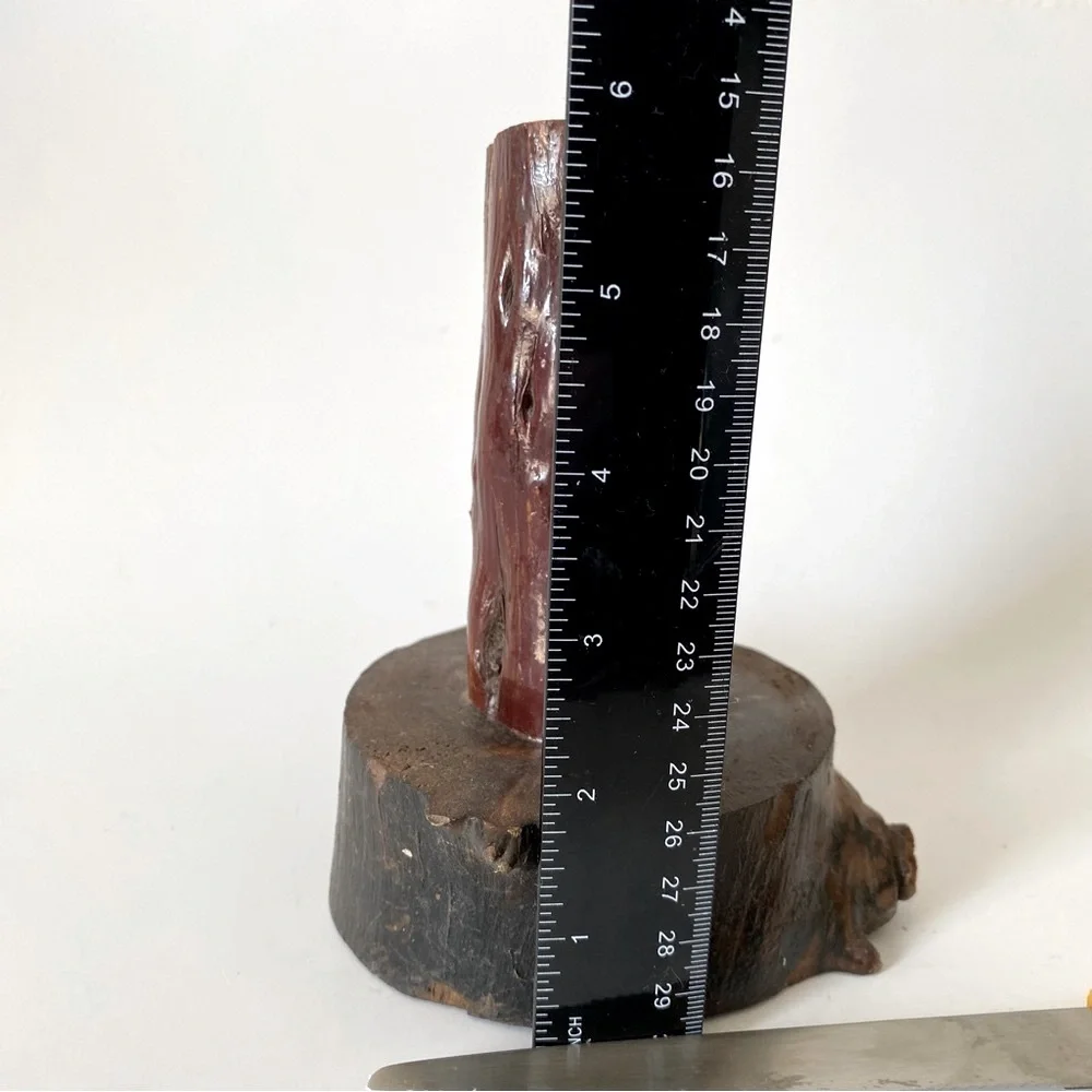 Vintage Set of Two (2) Rustic Candle Stick Holders Handcrafted